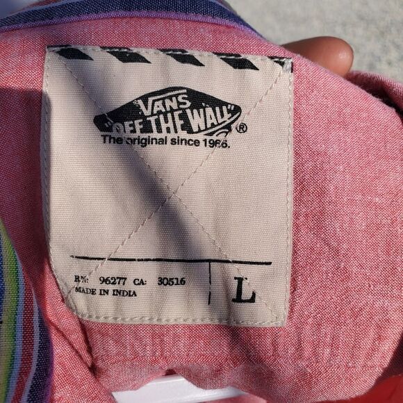 Vans pink shirt for mens - Picture 4 of 8
